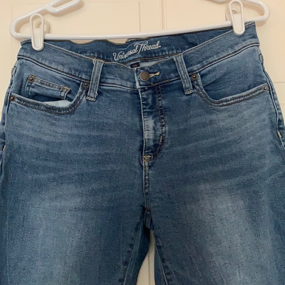 Straight leg jeans